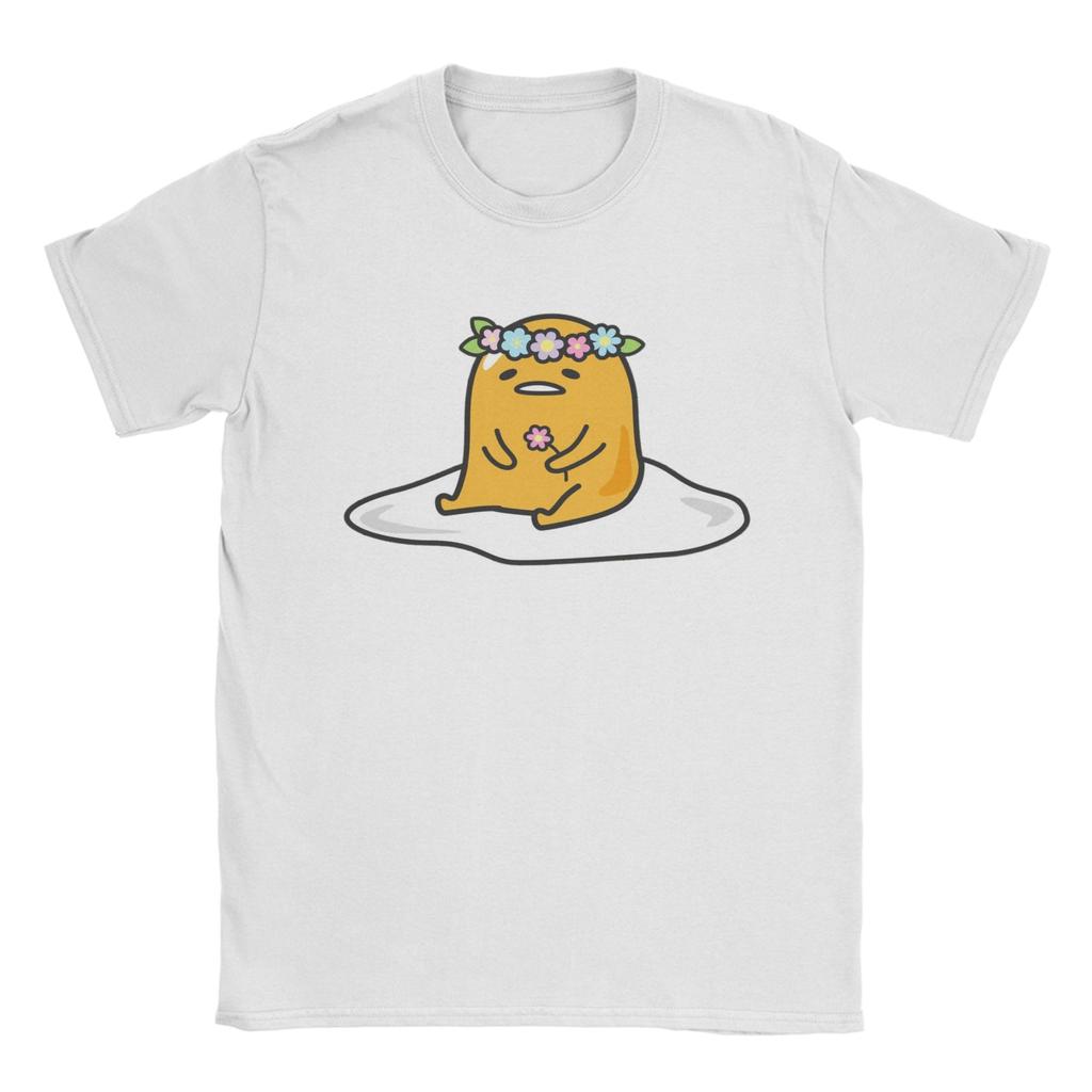 Повседневная футболка Gudetama "Вы заслужили поспать" для мужчин, с круглым вырезом, короткий рукав, хлопковый летний топ