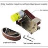 Mini Angle Grinder Small Desktop Household Knife Grinder Multifunctional Pure Copper Movement Belt Sander