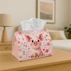 1pc Pig-Shaped Napkin Holder with Pink Floral Napkin Dispenser - Adorable Bank Suitable for Home, Kitchen, Parties, Decor, Table Centerpiece - Napkin