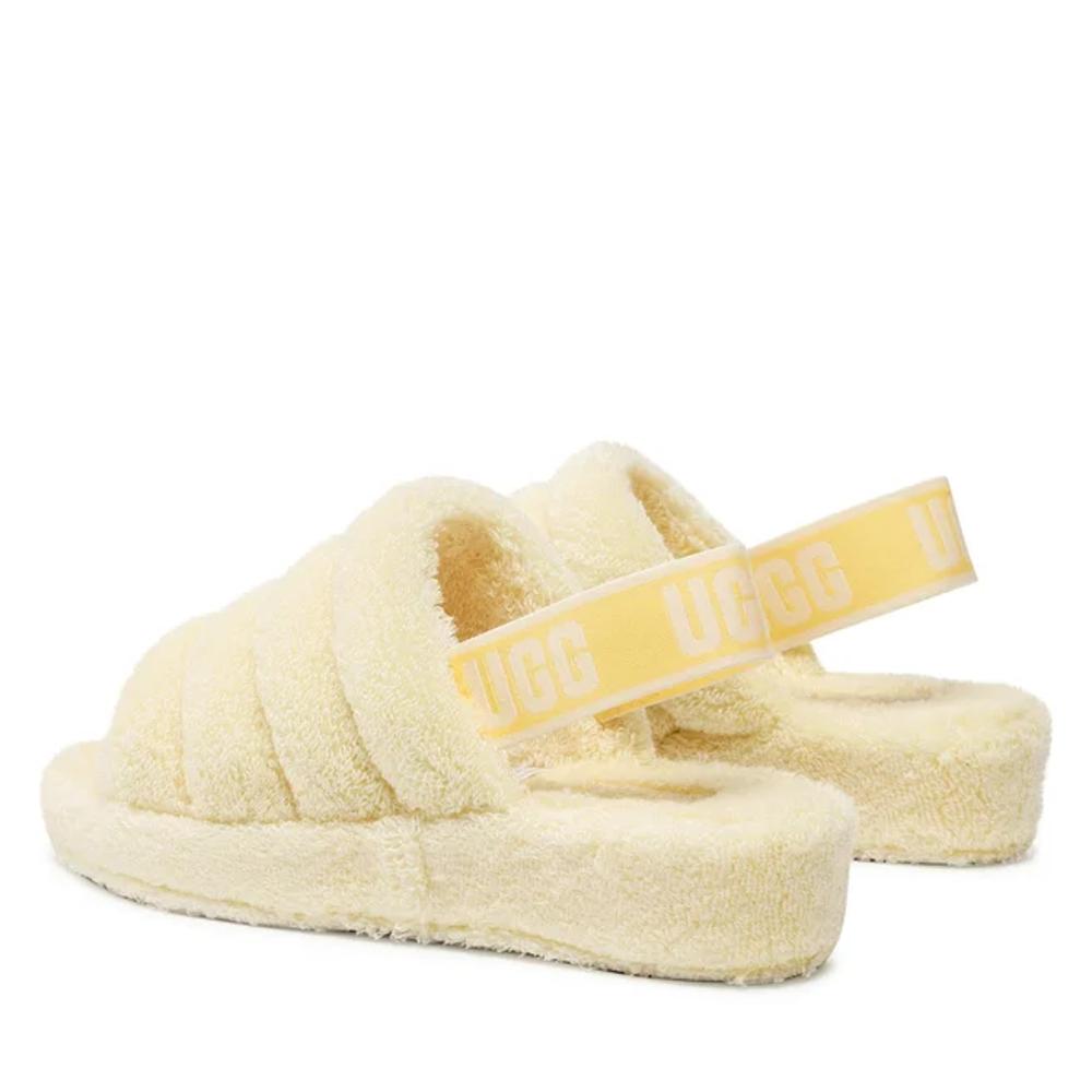Sandals UGG Yellow Fluff Yeah Terry