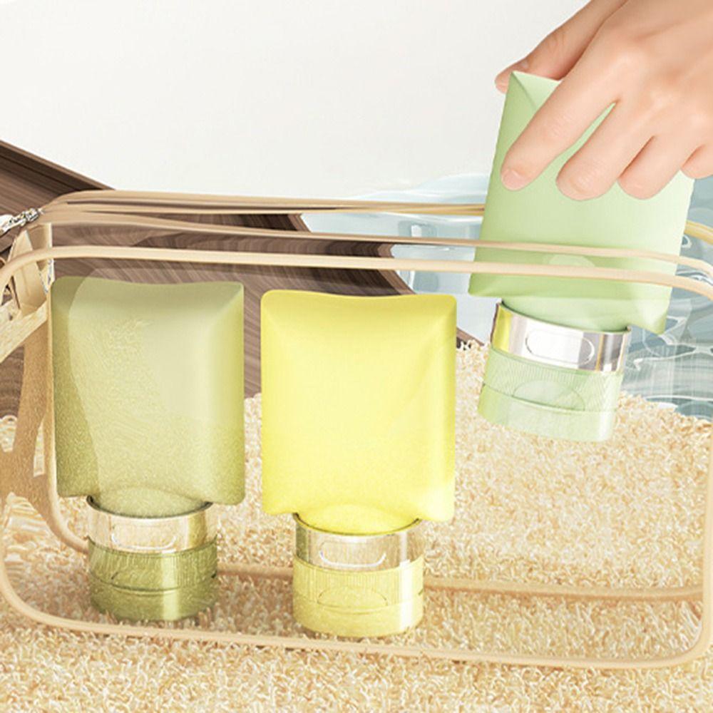 Leak Proof Refillable Bottle 74ML Lotion Shampoo Bottle Reusable Travel Bottle Travel Use