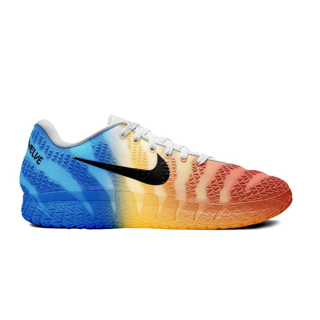 Nike Джа Морант 3 Граффити Запираемый Ящик Низкие Баскетбольные Кроссовки Унисекс Оранжево-Синие HF2794-100(Команда1282--)