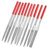 YUANXINWL 10-Piece Set of 3x140mm Stainless Steel Metal Files with Precision Grinding Sticks for DIY Polishing, Metal, Wood, Iron, Alloys, and Ceramic