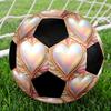 Heart Indoor Soccer Ball Colorful Machine Stitched PVC Size 5 Team Training Competition Ready Durable High-Bounce Cool Sports Gift