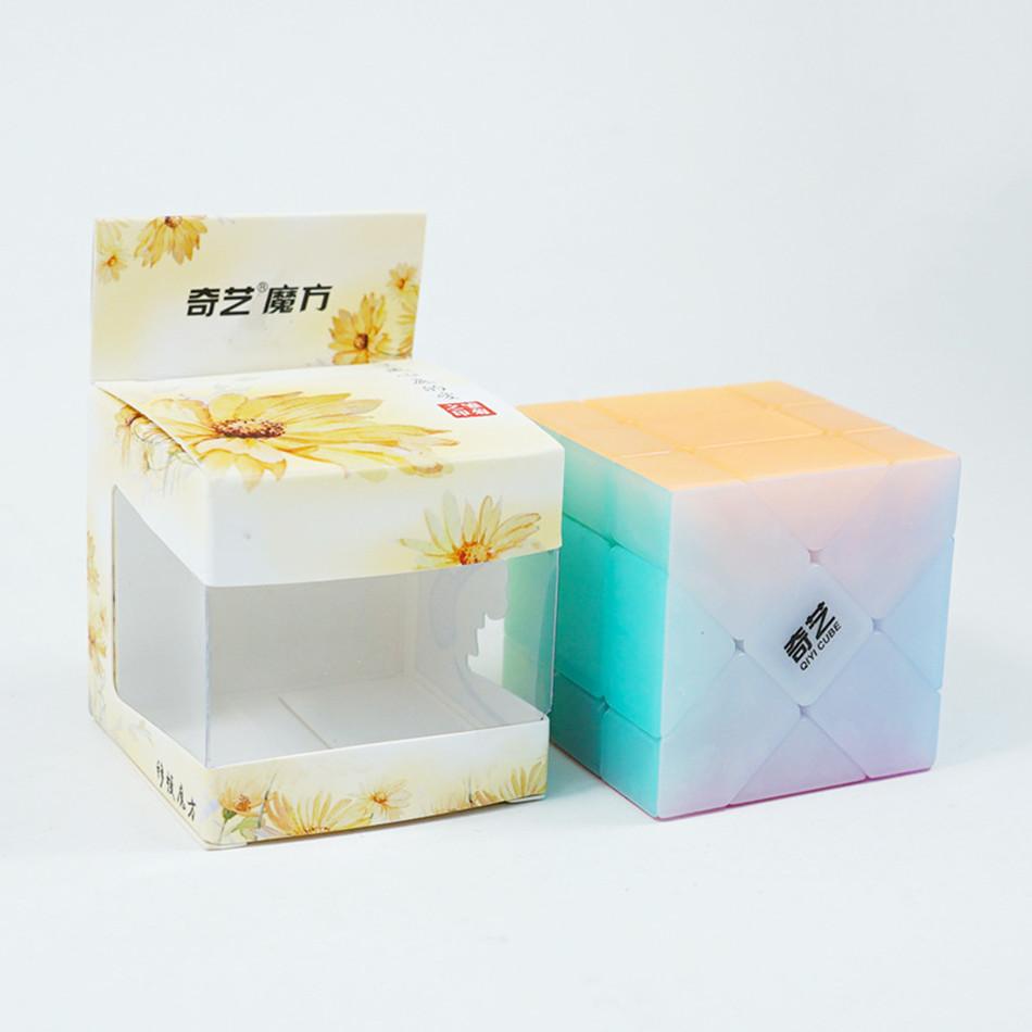 Кубик Рубика QiYi Jelly Магический кубик 2x2 3x3 4x4 5x5 Пирамидка Брелок Кубик для скоростной сборки Обучающий Cubo Magico Головоломка Игрушка Для детей Подарок