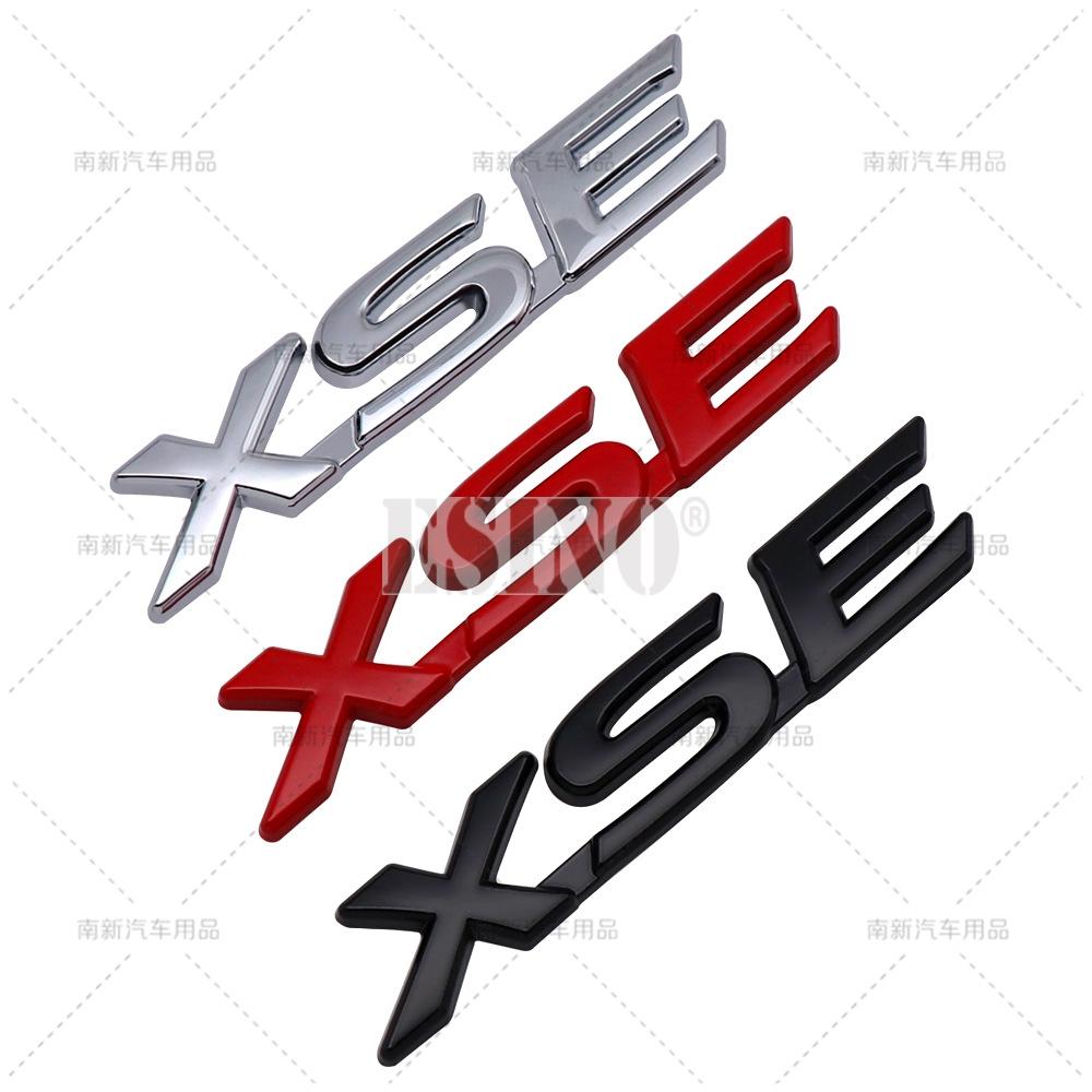 Car Styling 3D XSE Car Metal Alloy RearTrunk Fender Adhesive DSFDHFG6 Badge Body Tailgate Displaceme Emblem For Toyota Sienna