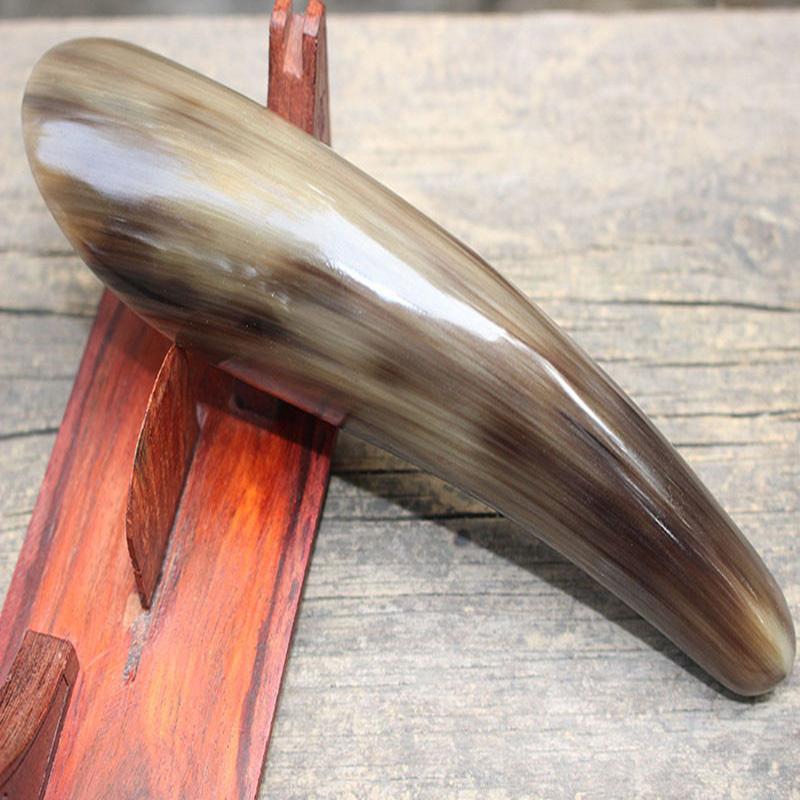 Натуральный рог буйвола без стресса, массажный инструмент, спа-терапия, массажер, скребковая доска