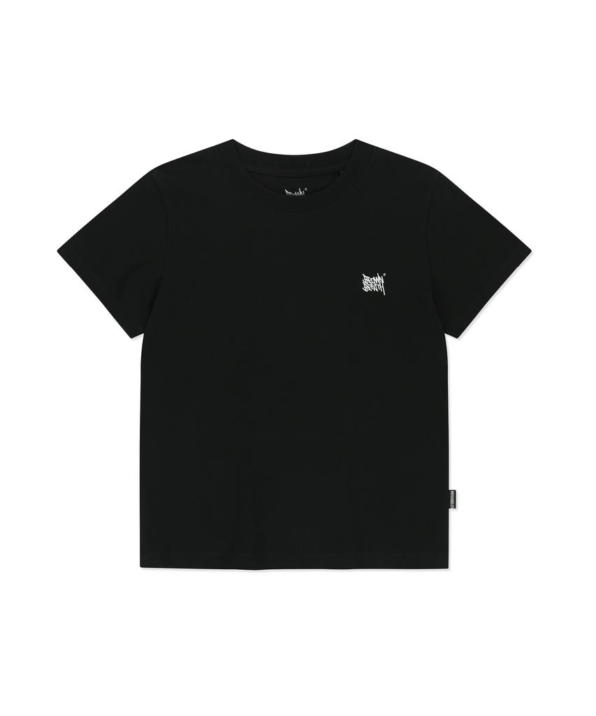 BROWNBREATH W Sleepy Tag Tee - Black