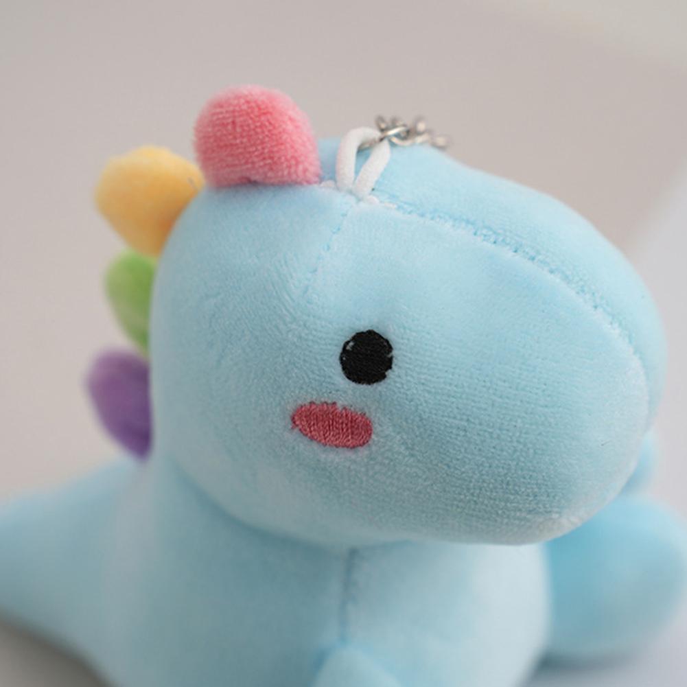 12cm Cute Dinosaur Plush Doll Toys Pendant Bag Accessories Keychain Pendant Bag Car Pendant Children's Gifts