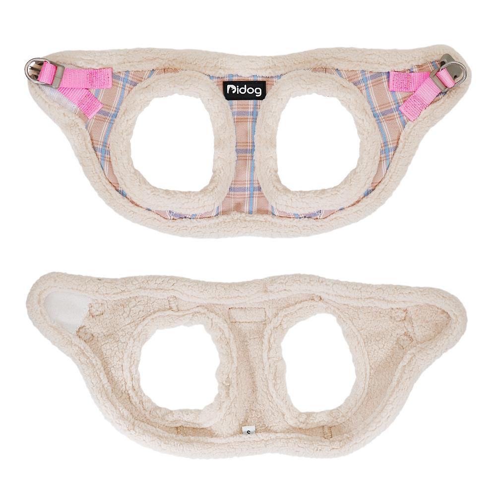 Зимняя шлейка для питомца, мягкая шлейка для щенка/кошки, комплект поводка, теплая одежда для собак, регулируемый жилет без рывков для маленьких собак, французский бульдог