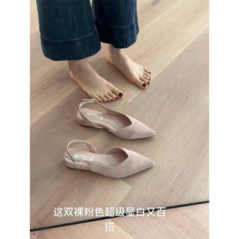 Французский темперамент вечерние туфли-лодочки с острым носком и низким каблуком женские новые юбка фея желтый сумка голова сандалии женские летние