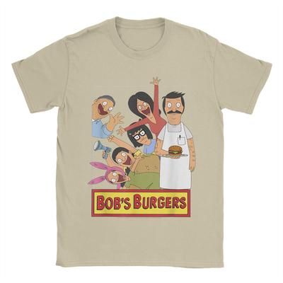 Футболка с графическим принтом B-Bob Burgers Thanksgiving Song для мужчин и женщин Счастливой Пасхи Хэллоуина Хлопковые футболки Одежда с коротким рукавом