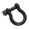 Outdoor Screw Joint Connector Shackle Fob Keychain Hook Solid Carabiner Key Ring D Bow Staples