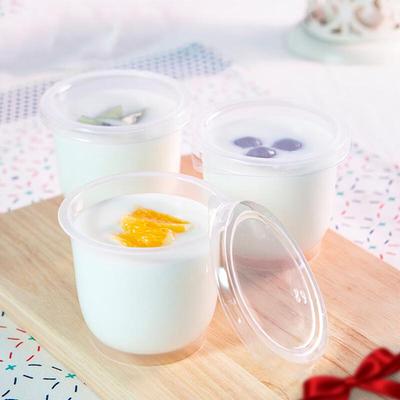 Одноразовые десертные стаканчики с крышками и ложками