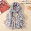 Thin Chiffon Scarf Soft Shawl Silk New Wrap Hijab