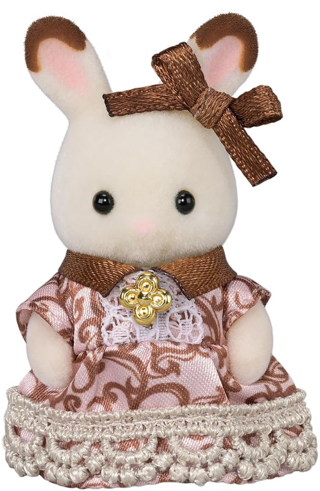 Куклы Sylvanian Families [Юбилейный набор семьи шоколадных кроликов] C-74 Сертифицировано ST, от 3 лет, Игрушечный кукольный домик, Sylvanian Families, Epoch