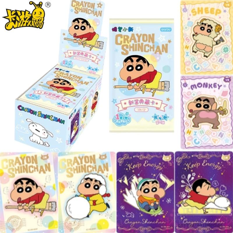 Genuine Crayon Shinchan Card New Sauce Collection Card Vitality Pack Issue 2th Anime Peripheral Children's Holiday Gift