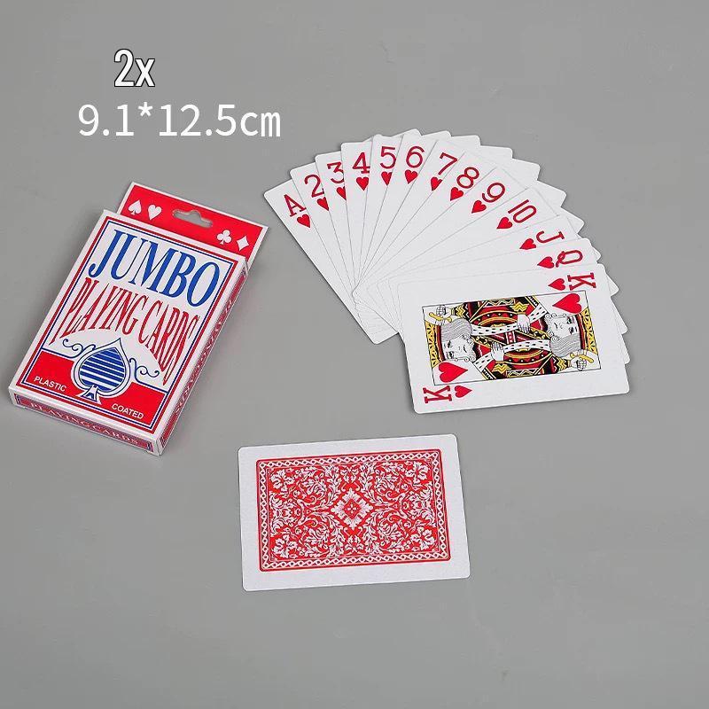 Очень большие гигантские игральные карты для креативного покера и свадебного развлечения
