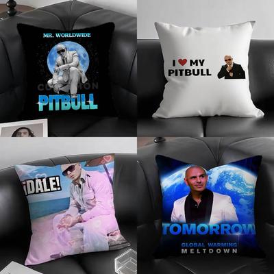1 шт. Наволочка Mr Worldwide Pitbull Модная квадратная наволочка Декор спальни, дивана, комнаты в стиле Ins Отдых