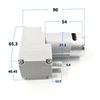 DC 12V/24V RS-555 Мотор Поршневой Воздушный Насос Высокое Всасывание -80Kpa Вакуумный Отрицательное Давление Насос Красота Пайка Вакуумная Упаковочная Машина