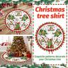 90cm Christmas Tree Skirt Christmas Tree Bottom Decoration Tree Skirt Tree Bottom Decoration