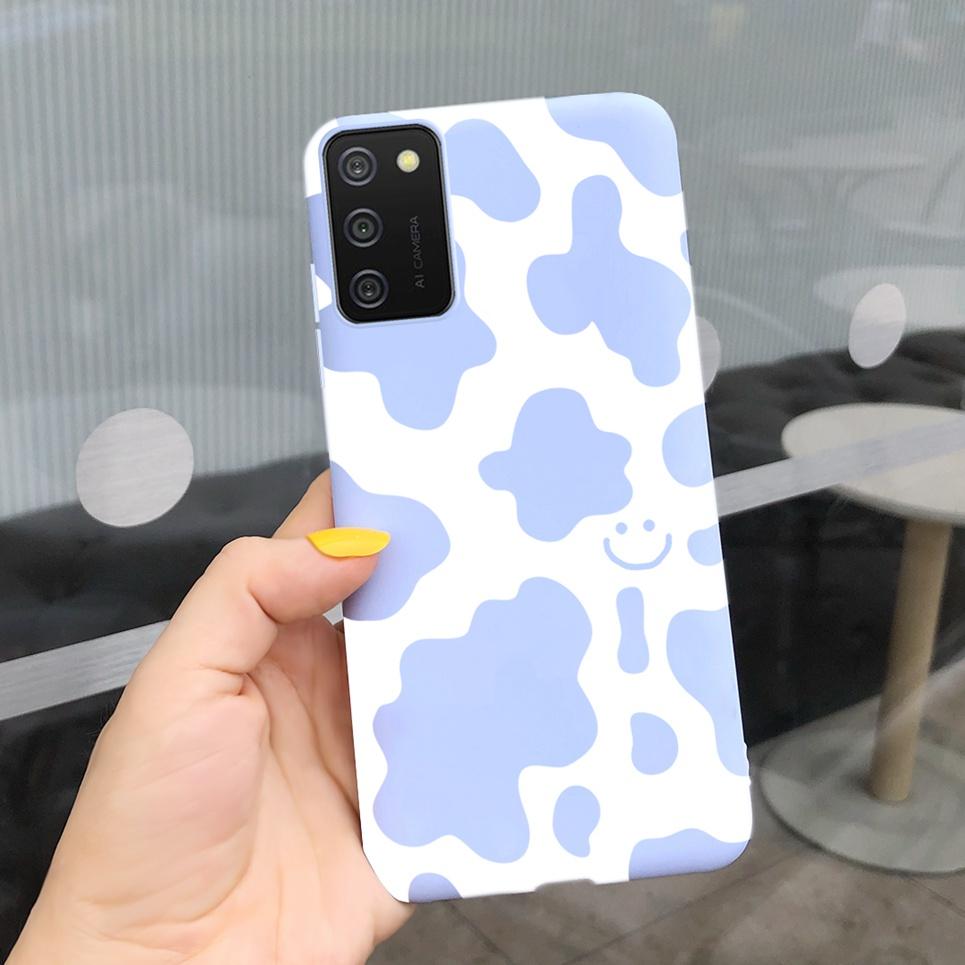 Women Fashion Girly Phone Case For Samsung M02S M02 Back Cover Rubber Pudding Bumper For Fundas Samsung Galaxy M02 Sodt Silicone