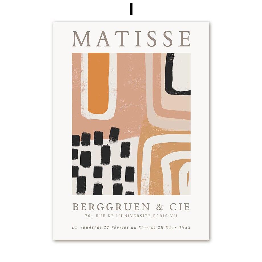 Retro Abstract Matisse Sexy Girl Flower Wall Art Canvas Painting And Prints Nordic PostersWall Pictures For Living Room Decor