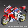 1:9 CBR1000 S1000RR H2R Motorcycle Model Toy Car Alloy Diecast Wheel Steering Shock Absorption Vehicle Kids Collection Gifts