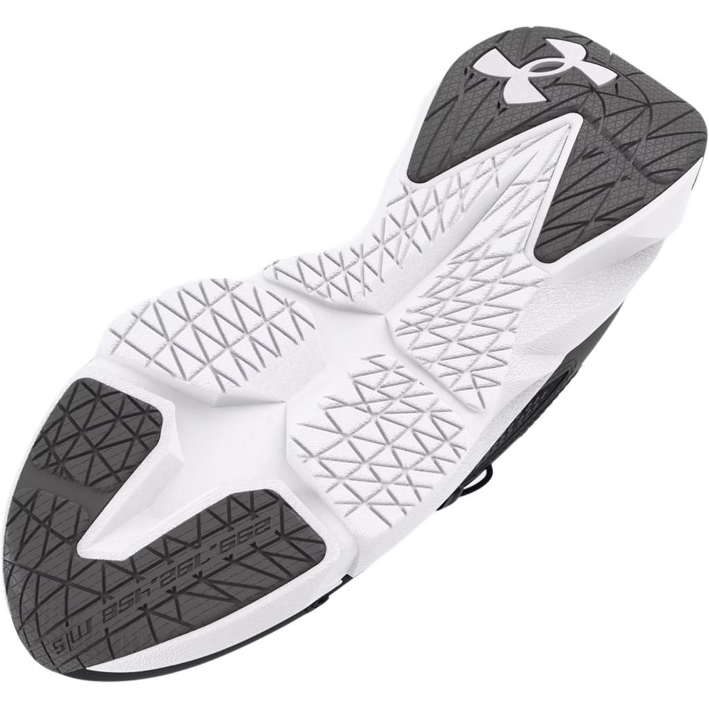 Under Armour Scramjet 6 GS Black White Kids Sneakers Castlerock 3027691-001