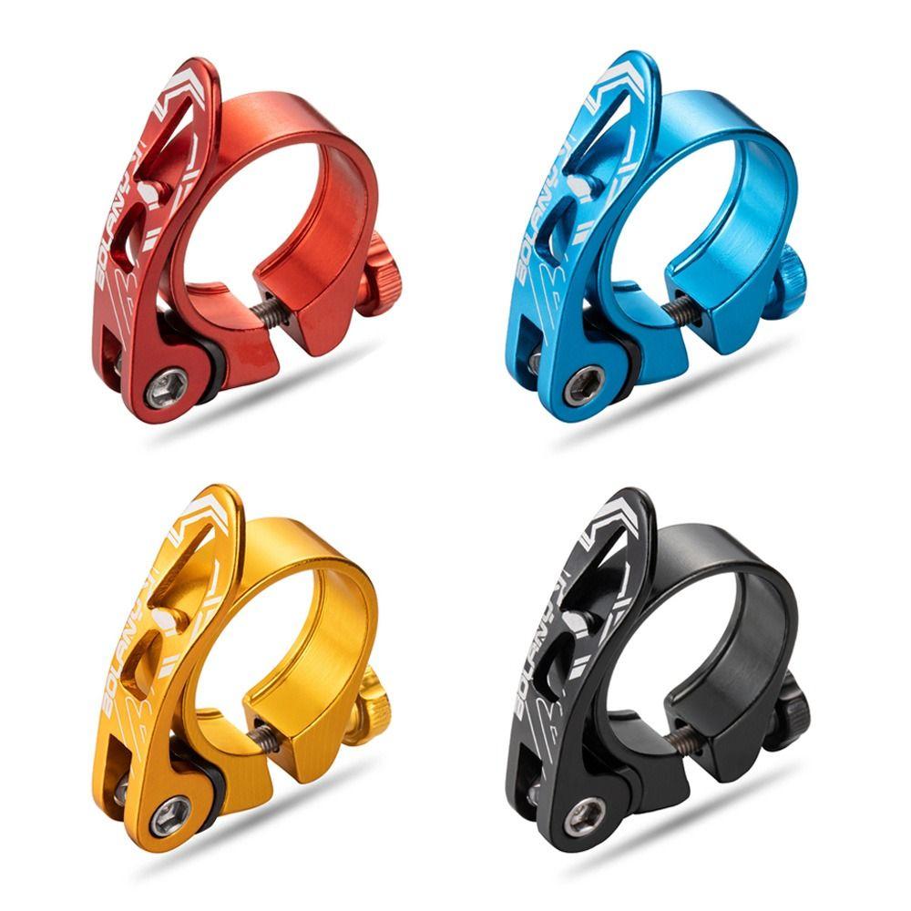 High Quality 31.8/34.9mm Road Bike Aluminium Bicycle Seatpost Clamps Quick Release Bike Seat Clamp