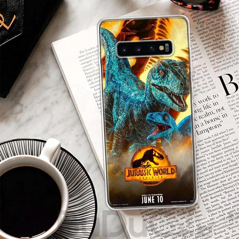 Jurassic Park Dinosaur World Cover For Samsung Galaxy S23 S22 S24 S25 Ultra Phone Case S21 Plus S20 FE S10 + S25Ultra Print Fund