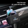 Leather Car Air Vent Organizer Hanging Storage Box For Volvo ES90 EC40 EX40 EM90 XC90 V90 V60 XC60 V40 S80 S60 S90 C40 XC40 V70 CB4