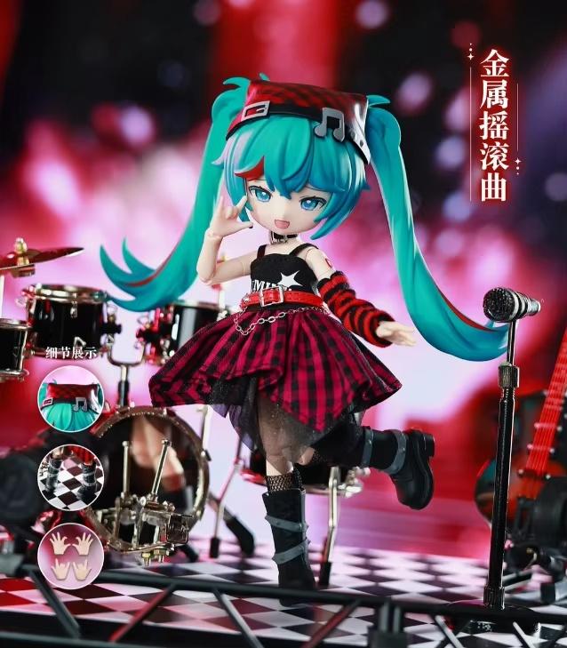 Оригинальная серия Hatsune Miku Vocaloid 14 см Кавайная BJD Декорация Аниме Фигурка Коллекция Подарки Игрушки
