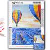 5D DIY Diamond Painting Cross Stitch Hot Air Balloon Diamond Embroidery Mosaic Wall Art Home Decoration