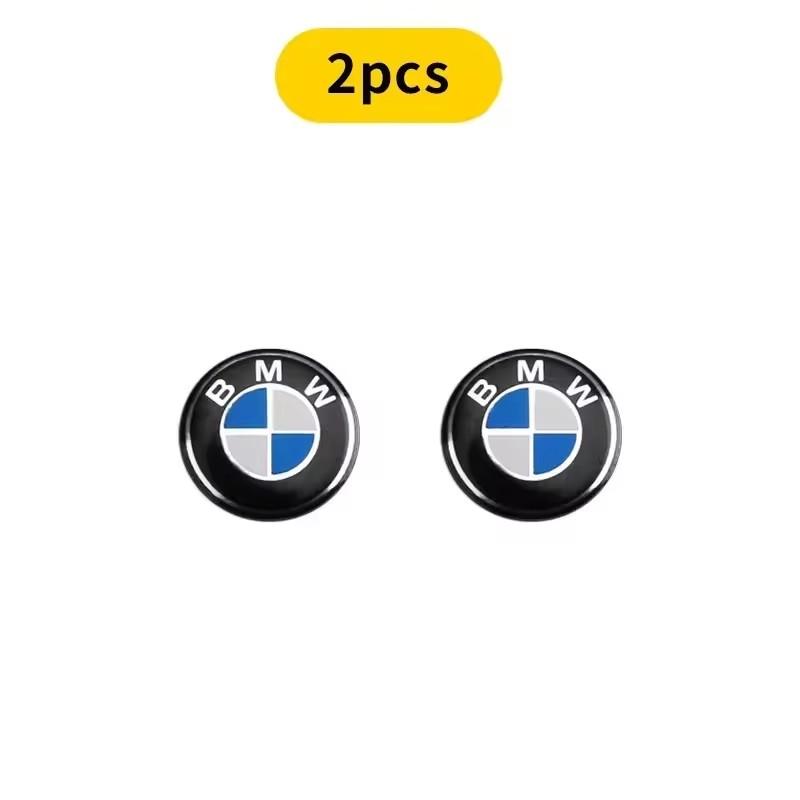 BBJA8 11mm 14mm Car Remote Key Emblem Badge Radio Button Sticker for BMW M Performance E39 E46 E90 E30 E60 E91 E92 F30 F31 Z4 X3 X5 X7
