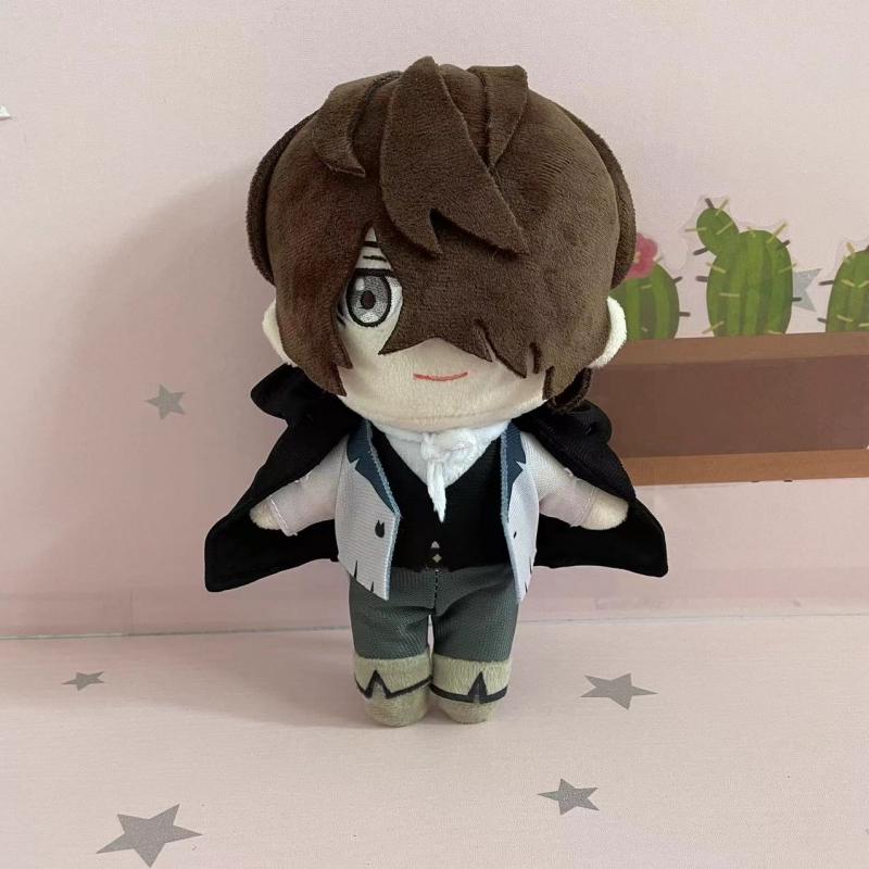 Аниме Плюшевая кукла Эдгар Аллан По 20 см Бродячие псы литературы Милая Мягкая набивная подушка Игрушка на день рождения