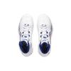 Li Ning Liren 4 Циановый Район Удобная Амортизация, Износостойкие Средние Баскетбольные Кроссовки Мужские Белый Синий ABAT141-1