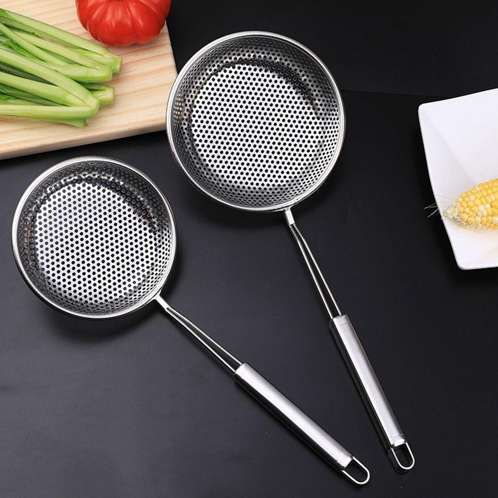 Sieve Mesh scoop Dinnerware Kitchen Accessories Strainer Ladle Cooking Tools Filter Spoon Skimmer
