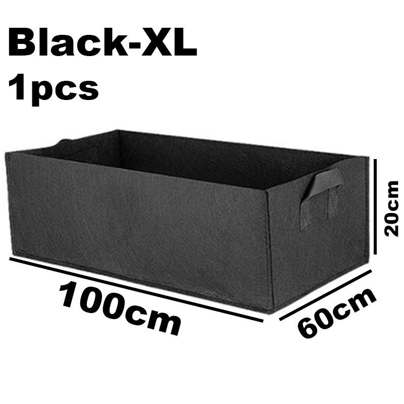 Big Square Veg Plant Grow Bag Fabric Garden Tools Nursery Pots Flower Pot Vegetable Planting Planter No Woolen Gardening Tools