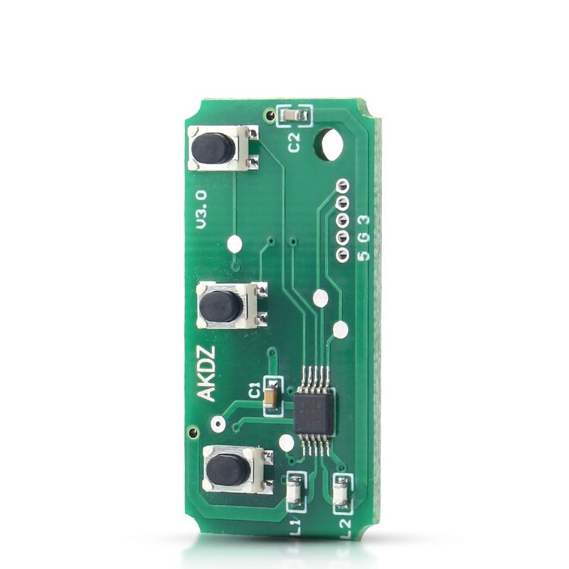 KEYYOU 10PCS For Ford Focus 2 3 Mondeo Fiesta Fob 3BNT ASK Flip Car Remote Control Key Electronic Circuit Board 433MHz No Chip