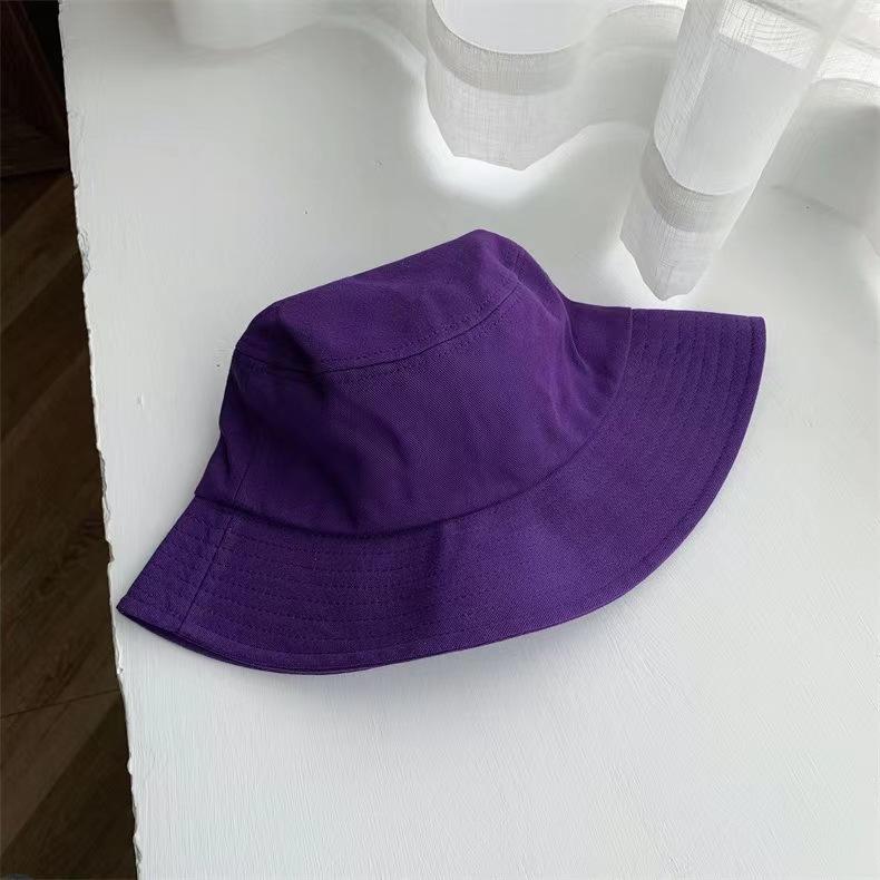 INS рыбацкая шляпа для мужчин и женщин, однотонная шляпа ярких цветов, весенне-летняя шляпа-тазик, универсальная шляпа, модная корейская версия, солнцезащитная шляпа