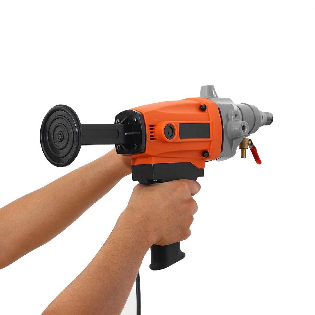 220V 1900W Drill Diamond Core Drill Wet Handheld Concrete Core Drilling Machine + Water Pump Accessories Drill Machine