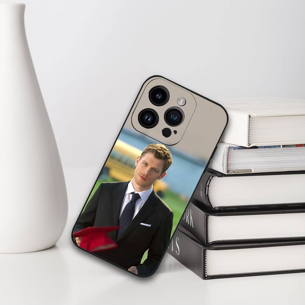 Клаус Майклсон V-Вампир Дневники Вампира Чехол для Телефона Чехол для IPhone 17 16 15 14 13 12 11 X XR XS Plus Pro Max Mini Мягкий Черный