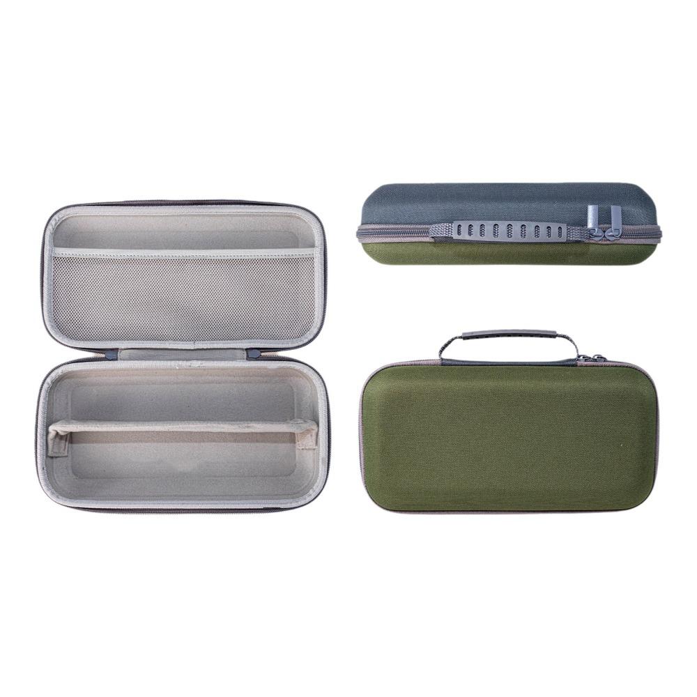 Hard Shell Microphone Storage Bag Drop Proof Water-Resistant Microphone Carrying Case Handheld Adjustable Mic Travel Bag