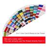 Crochet Yarn Card 54 Colors Embroidery Thread Cross Stitch Cotton Embroidery Thread Bracelet Yarn Handicraft Thread 20-54