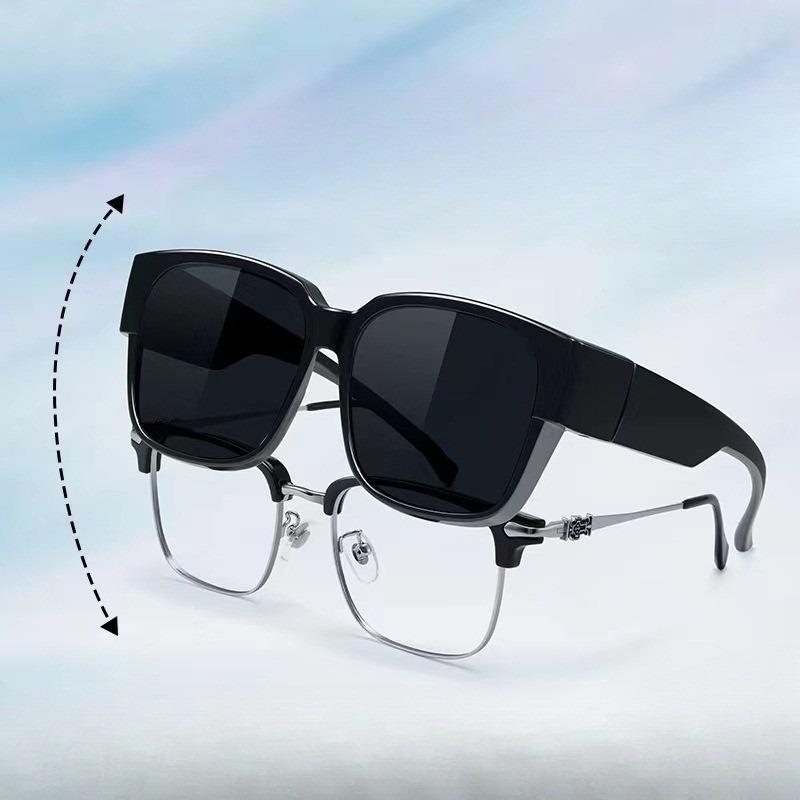 Driving Oversized Sunglasses To Cover Over Eyeglasses Myopia Glasses for Men UV Protection