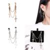 Punk Cross Drop Earrings With Alloy Metal For Womens Fashion Accessories