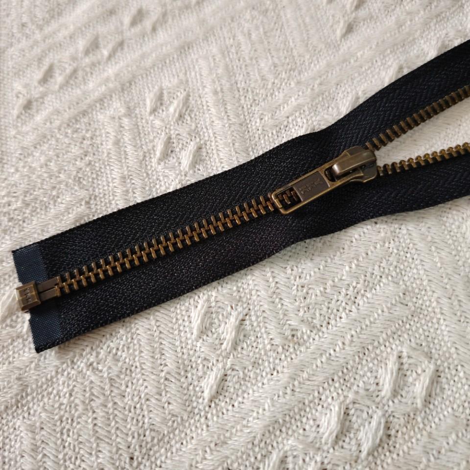 YKK Genuine No. 5 Metal Open-End Zipper for Jackets – Multiple Color Options