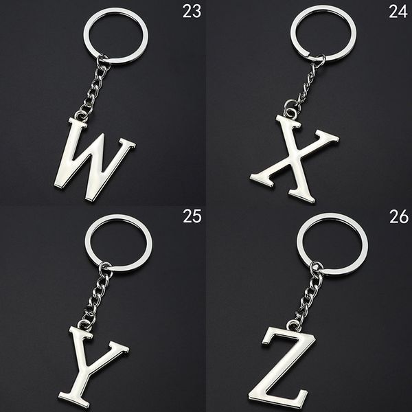 1 шт.. кулон-брелок с алфавитом 26, английская инкрустация, стразы, креативный брелок для ключей, аксессуары