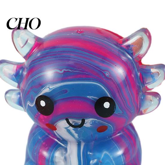 Adult Stress Relief Toy Salamander Squeeze Toy, Slow Rising Soft Cute Animal Fidget Portable Cartoon Ball Rebound Balls Home Office Sensory Gifts for